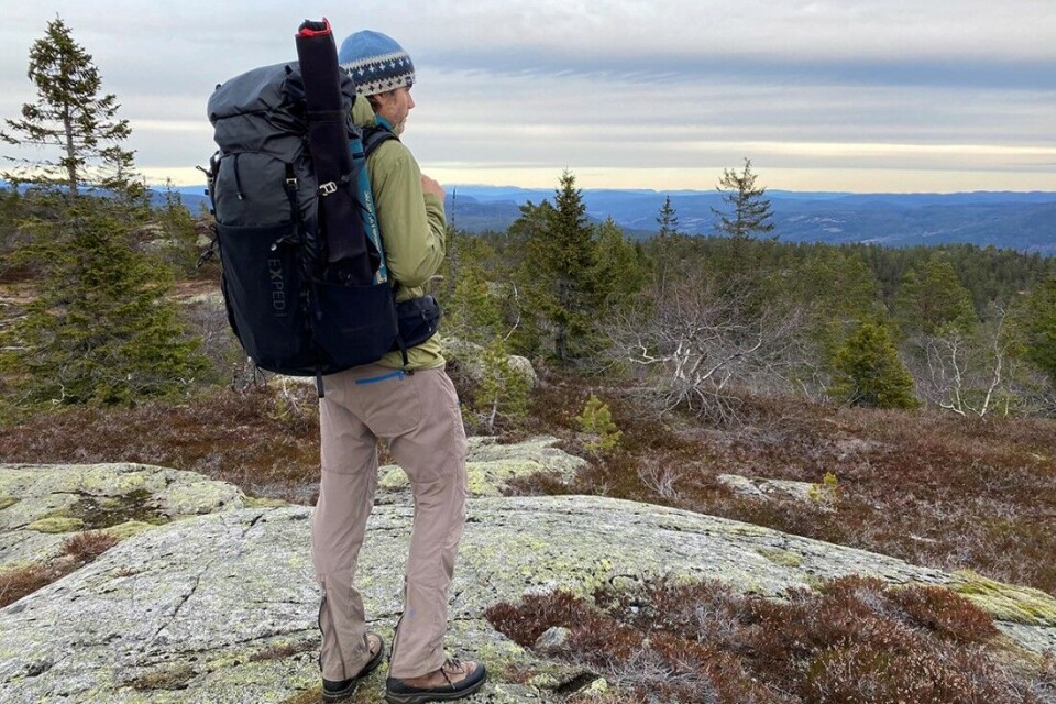 Passe stor – og ganske lett Test av Exped Thunder 70 l