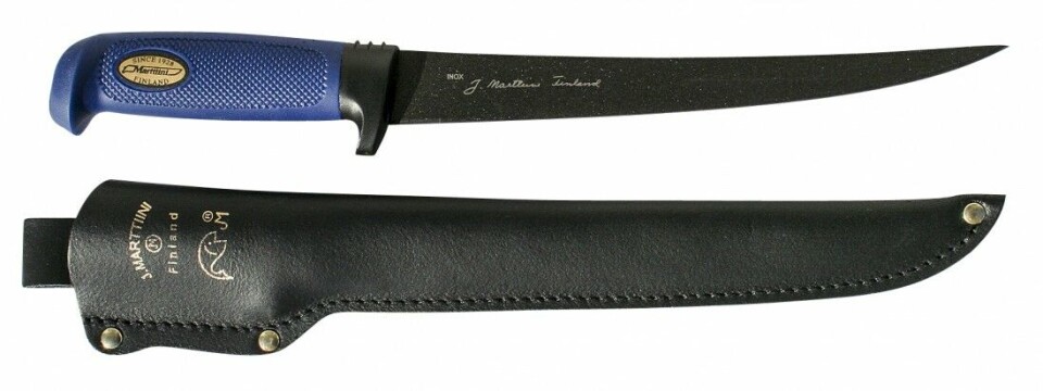 Test av Martiini Martef Condor filetkniv. Foto: Øystein Cock Rønning Test av Martiini Martef Condor filetkniv.
