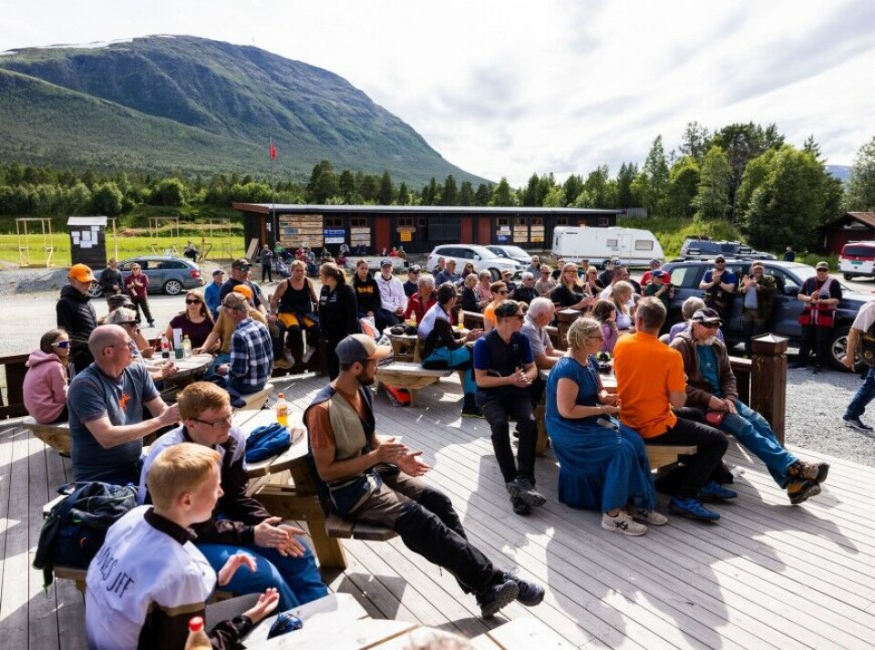 Sola skinte på siste dag av NM. Sola skinte på siste dag av NM.