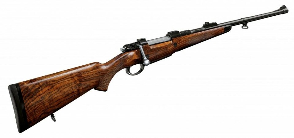 Mannlicher-Schönauer modell 1903 fra Steyr er en særdeles hendig og vellaget rifle. Denne er produsert i 1908. Helstokkrifler har siden den gang blitt kalt «Mannlicher». Mannlicher-Schönauer modell 1903 fra Steyr er en særdeles hendig og vellaget rifle. Denne er produsert i 1908. Helstokkrifler har siden den gang blitt kalt «Mannlicher».