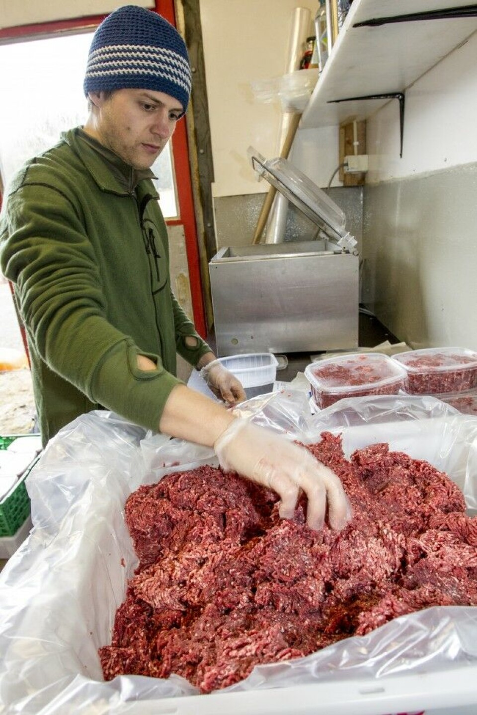 Kjøttkverna er et framifrå redskap, men vær nøye med hygienen fra fall til frys. Uønskede bakterier spres svært effektivt ved kverning. Kjøttkverna er et framifrå redskap, men vær nøye med hygienen fra fall til frys. Uønskede bakterier spres svært effektivt ved kverning.