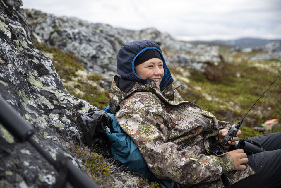 Daniel Damsgaard (11) synes jakt er knallkjekt. Her sitter han på Helgehaugen, oppkalt etter oldefar Helge. Daniel Damsgaard (11) synes jakt er knallkjekt. Her sitter han på Helgehaugen, oppkalt etter oldefar Helge.