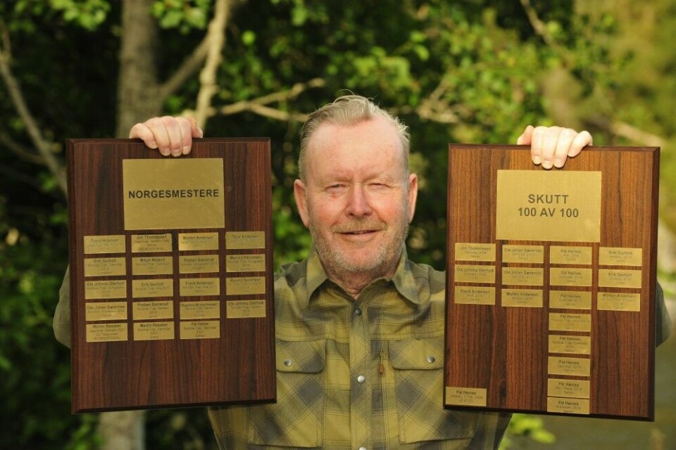 Foreningsleder Ole Martin Meland kan vise til et kruttsterkt jaktskyttermiljø med bl.a. 19 NM- vinnere.