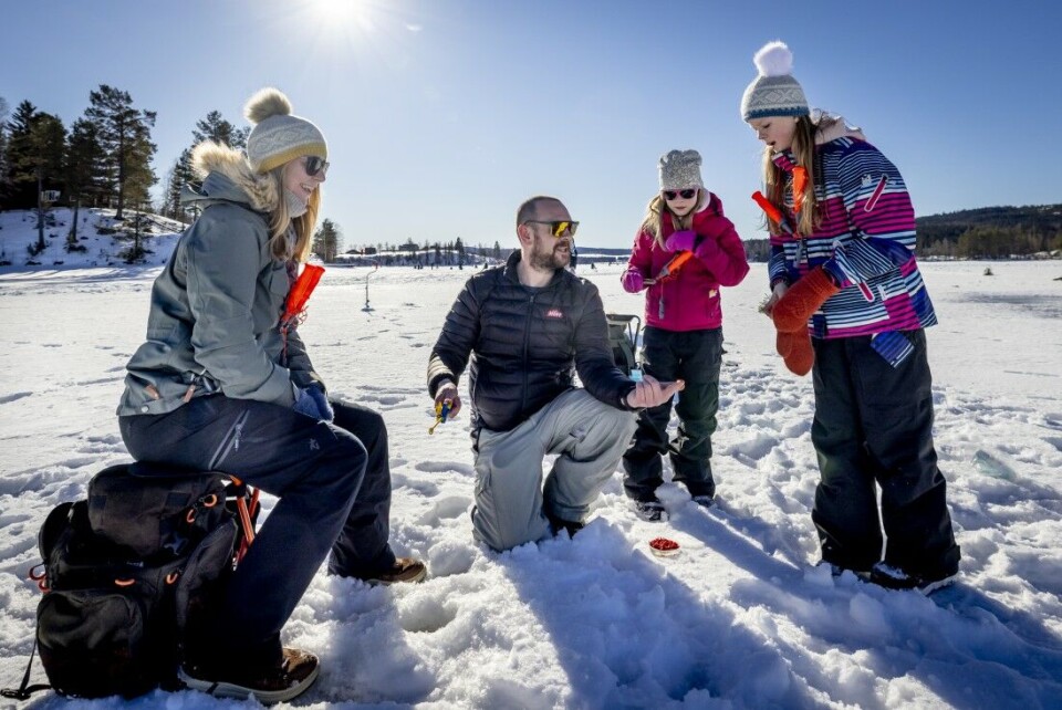 Se bildene fra NM isfiske på Einafjorden