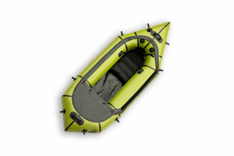 Test av Vega Designs Rondane 250. Foto: Marius Angvik test av packraft Vega Designs Rondane 250.