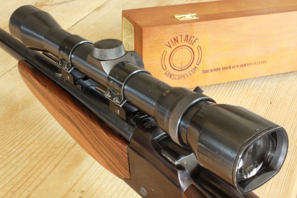 Test av Vintage Gun Scopes Weaver V7-W