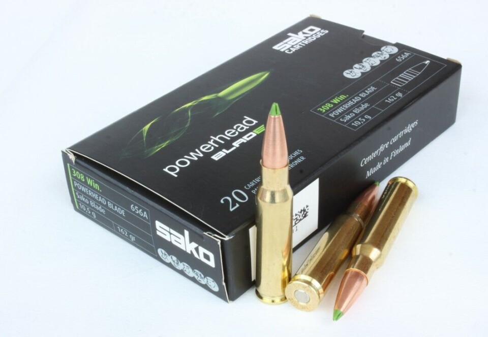 Blyfri ammunisjon fra Sako