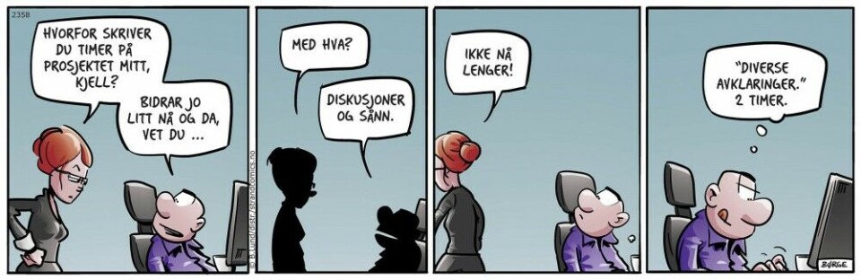 Kjell er stjerna i seriestripa Lunch. Kjell er stjerna i seriestripa Lunch.
