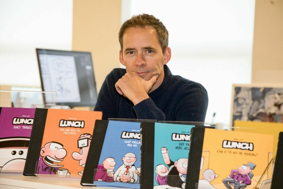 Tegneserien Lunch har blitt en økonomisk suksess for rogalendingen Børge Lund.