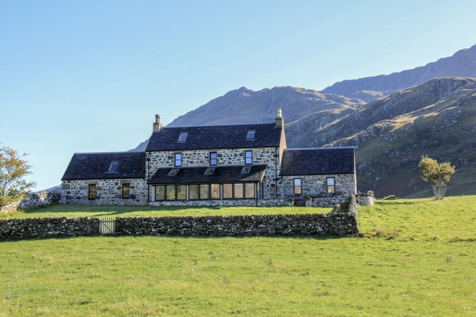 Kilchoan Farmhouse, vår residens under oppholdet. Kilchoan Farmhouse, vår residens under oppholdet.