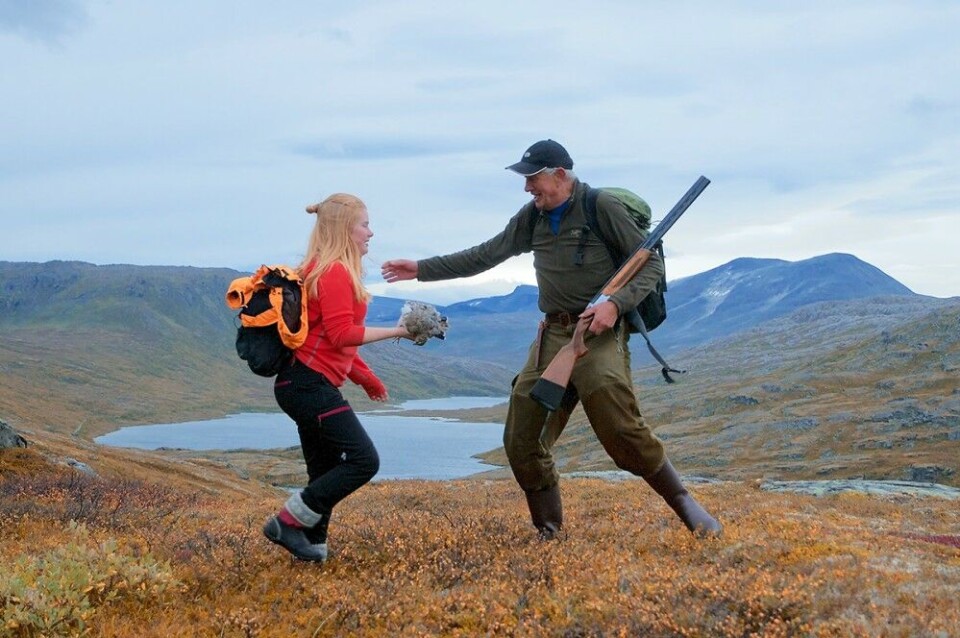 Nils-Olav Talgøy ble også vinner av klassen «Poseringsfrie jakt- og fiskebilder» hvor Guro Talgøy og Ragnar Halle er fanget i søkeren på rypejakt i Trollheimen. Nils-Olav Talgøy ble også vinner av klassen «Poseringsfrie jakt- og fiskebilder» hvor Guro Talgøy og Ragnar Halle er fanget i søkeren på rypejakt i Trollheimen.