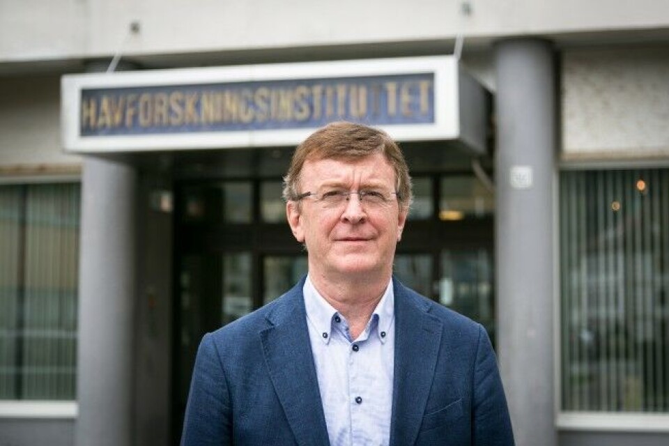 – Oppdrett av sjøørret vil kunne få de samme utfordringer som ved oppdrett av atlantisk laks, sier forskningssjef Terje Svåsand ved Havforskningsinstituttet (HI). – Oppdrett av sjøørret vil kunne få de samme utfordringer som ved oppdrett av atlantisk laks, sier forskningssjef Terje Svåsand ved Havforskningsinstituttet (HI).
