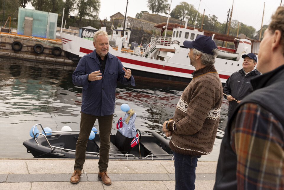 Byrådsleder Raymond Johansen var til stede under overrekkelsen på Honnørbrygga. Han understreket betydningen av å ta vare på fjorden og å gjøre den tilgjengelig for flest mulig. Byrådsleder Raymond Johansen var til stede under overrekkelsen på Honnørbrygga. Han understreket betydningen av å ta vare på fjorden og å gjøre den tilgjengelig for flest mulig.