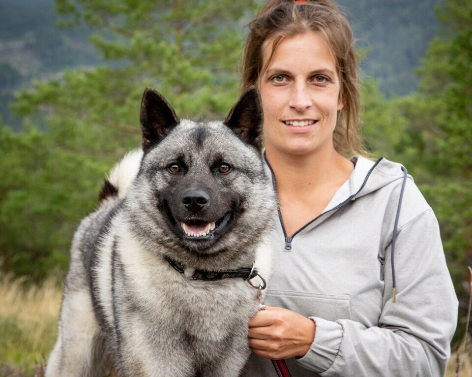 Anita Skedsmo med verdens beste Kompis, som 18. august ble kåret til Årets jakthund. Anita Skedsmo med verdens beste Kompis, som 18. august ble kåret til Årets jakthund.