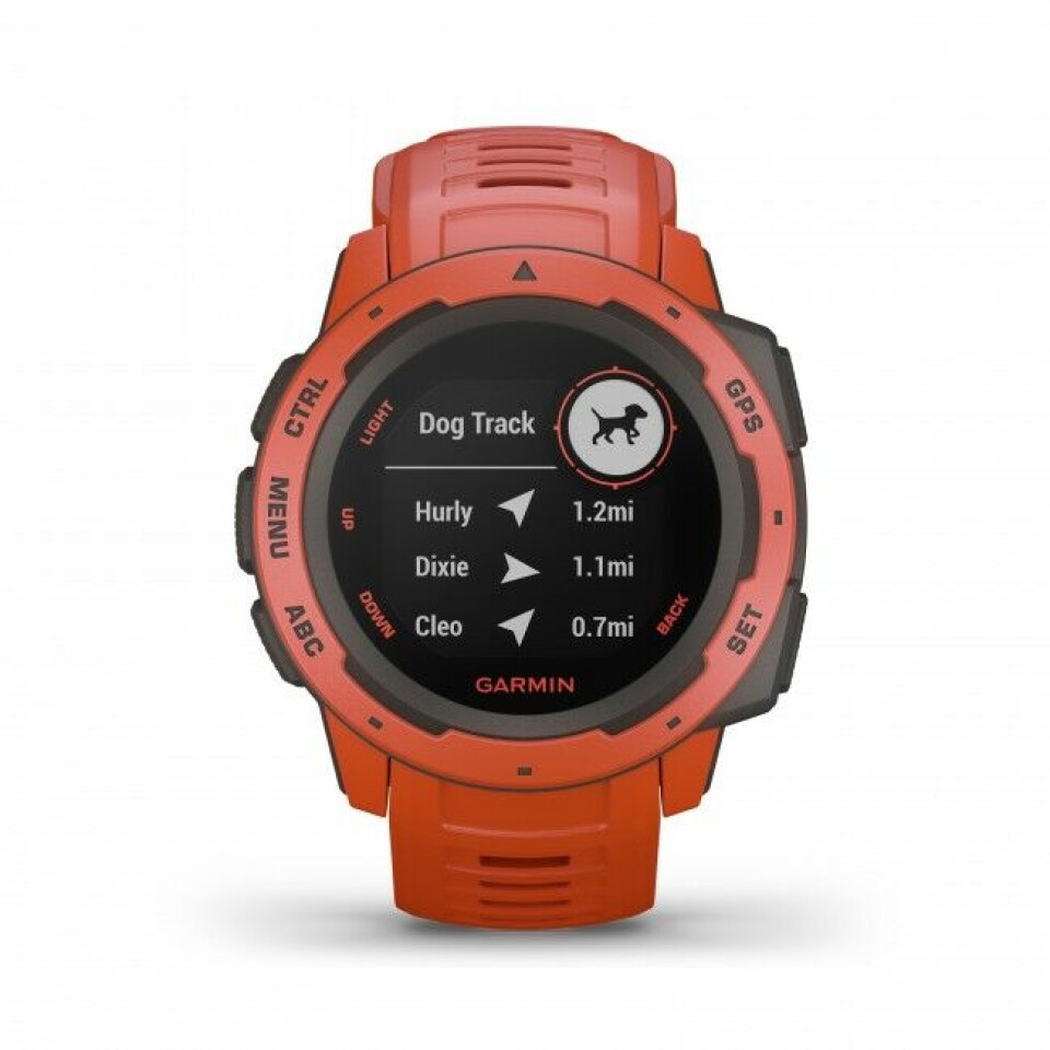 Tredjepremie i Årets jakthund er en Garmin Instinct til kr 3.199,-. Tredjepremie i Årets jakthund er en Garmin Instinct til kr 3.199,-.