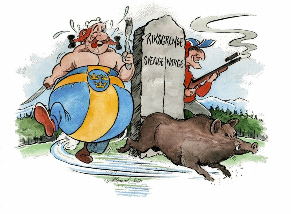 Lat smågrisen koma til meg
