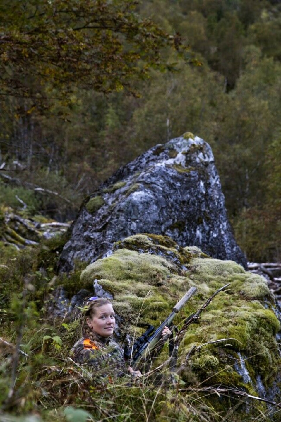 Dana Iselin Heimdal (31), hjortejeger, Modalen. Dana Iselin Heimdal (31), hjortejeger, Modalen.