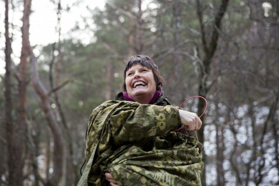 Anita Lie (51), hjortejeger, Valen. Anita Lie (51), hjortejeger, Valen.