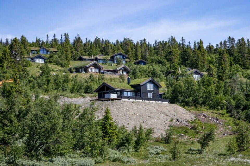 Dette er grenseområdet for hyttefeltene i Aurdalsåsen mot Storstøllia i dag.