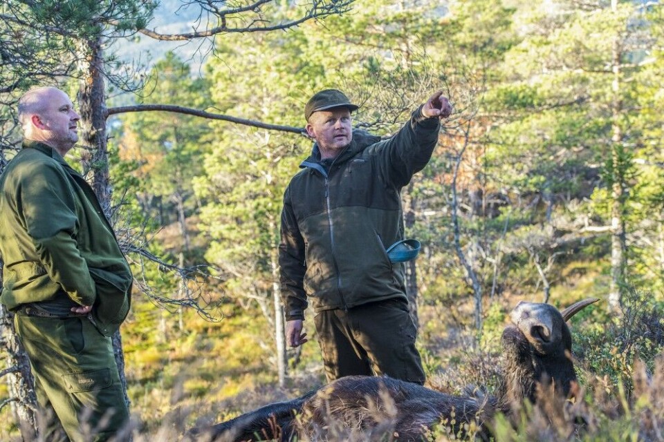 Jaktsituasjonen må selvsagt rekapituleres når bror Roy (t.v.) kommer til. Jaktsituasjonen må selvsagt rekapituleres når bror Roy (t.v.) kommer til.