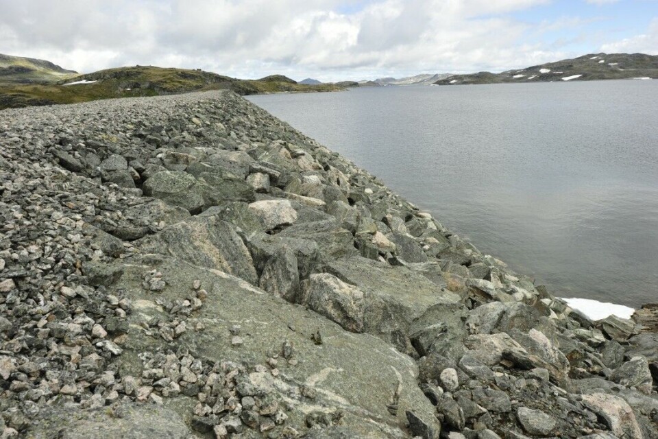 Det er trolig et stort potensial for å bedre gyteområdene for fisk som lever i landets rundt 1200 kraftmagasiner. Her fra Nyhellermagasinet på grensen mellom Sogn og Fjordane og Viken. Det er trolig et stort potensial for å bedre gyteområdene for fisk som lever i landets rundt 1200 kraftmagasiner. Her fra Nyhellermagasinet på grensen mellom Sogn og Fjordane og Viken.