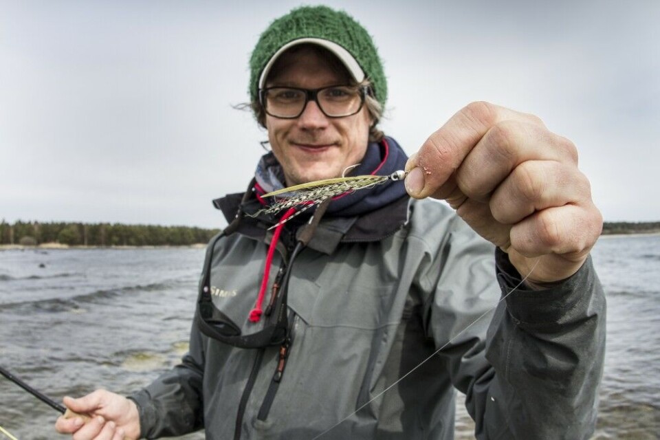 Denne tobisimitasjonen var turens mest innbringende flue. I ettertid har mønsteret blitt flittig brukt av guidene i FishYourDream. Denne tobisimitasjonen var turens mest innbringende flue. I ettertid har mønsteret blitt flittig brukt av guidene i FishYourDream.
