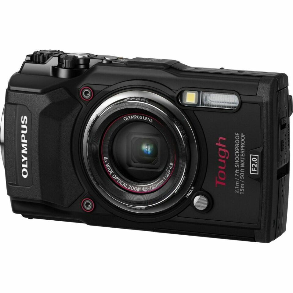 3. premie. Olympus Tough TG-5 vanntett kompaktkamera som tåler alt! TG-5 er den siste i rekken av kompaktkameraer fra Olympus.