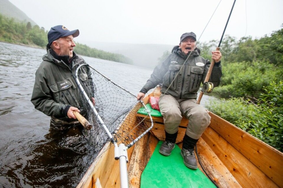 … rett i fleisen på fiskeren. Alle … rett i fleisen på fiskeren. Alle