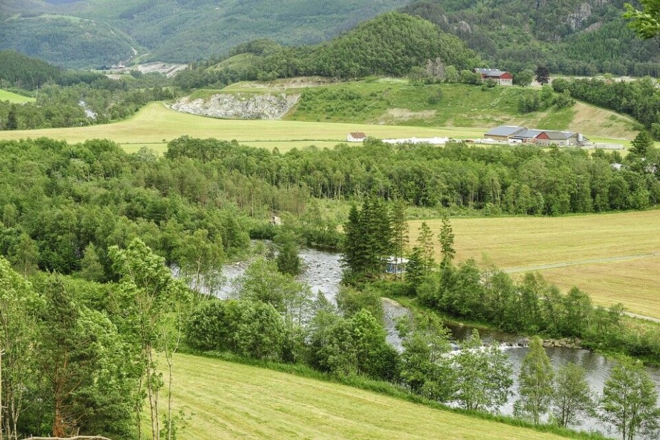 Elva slynger seg gjennom idylliske Årdal, før den munner ut i Årdalsfjorden. Elva slynger seg gjennom idylliske Årdal, før den munner ut i Årdalsfjorden.