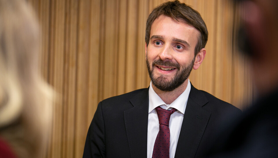 Næringsminister Jan Christian Vestre vil skrote brukthandelloven. Næringsminister Jan Christian Vestre vil skrote brukthandelloven.