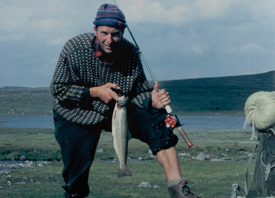 Bjørn Amsrud, første som gikk norge på langs