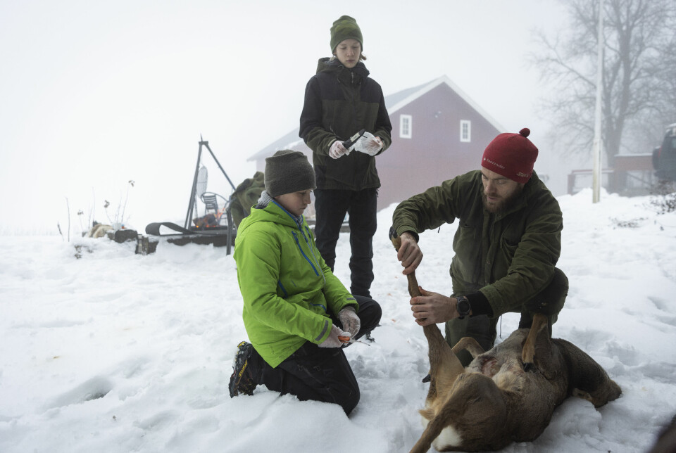Jakt, fiske og skogbruk står på pensum på den praktisk rettede Sollerudstranda skole i Maridalen.