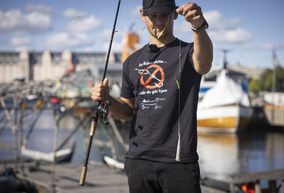 NJFF og Marinreparatørene inngår samarbeid for å gjøre sportsfiske mer mijøvennlig ved å begrense spøkelsesfiske. Sondre Breian.