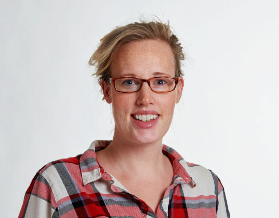 Cecilie Sviland Walde. Hun jobber som forsker p Veterinrinstituttets kontor i Bergen.