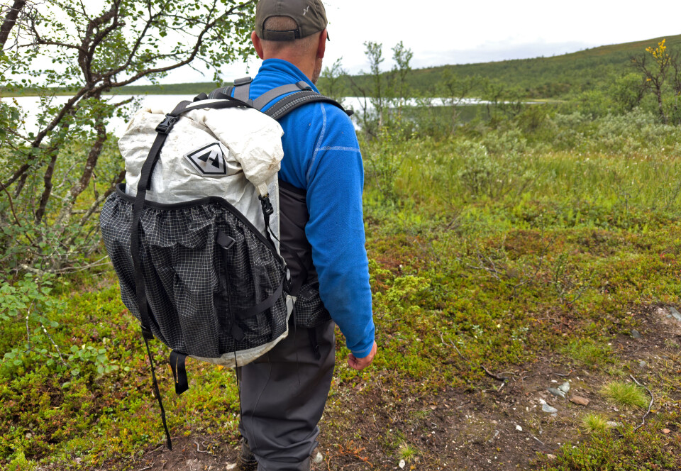 Fjærlett sekk for dagsturer