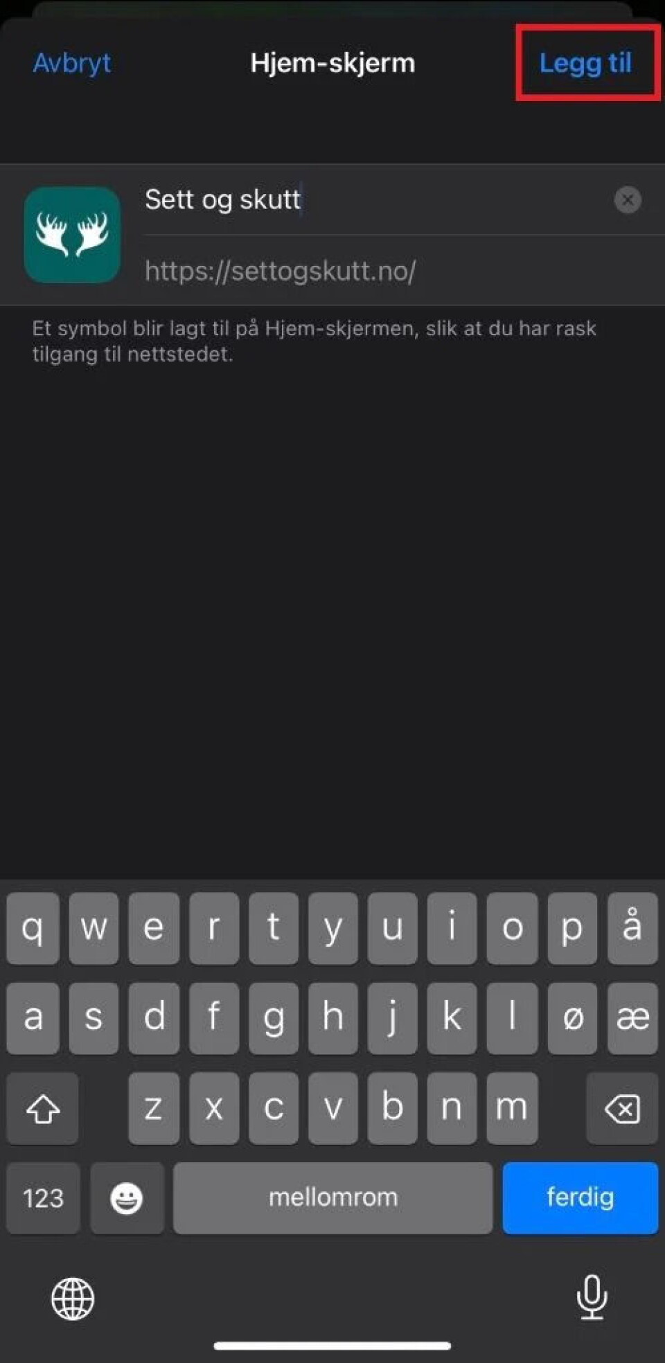 Husk å oppdatere appen din