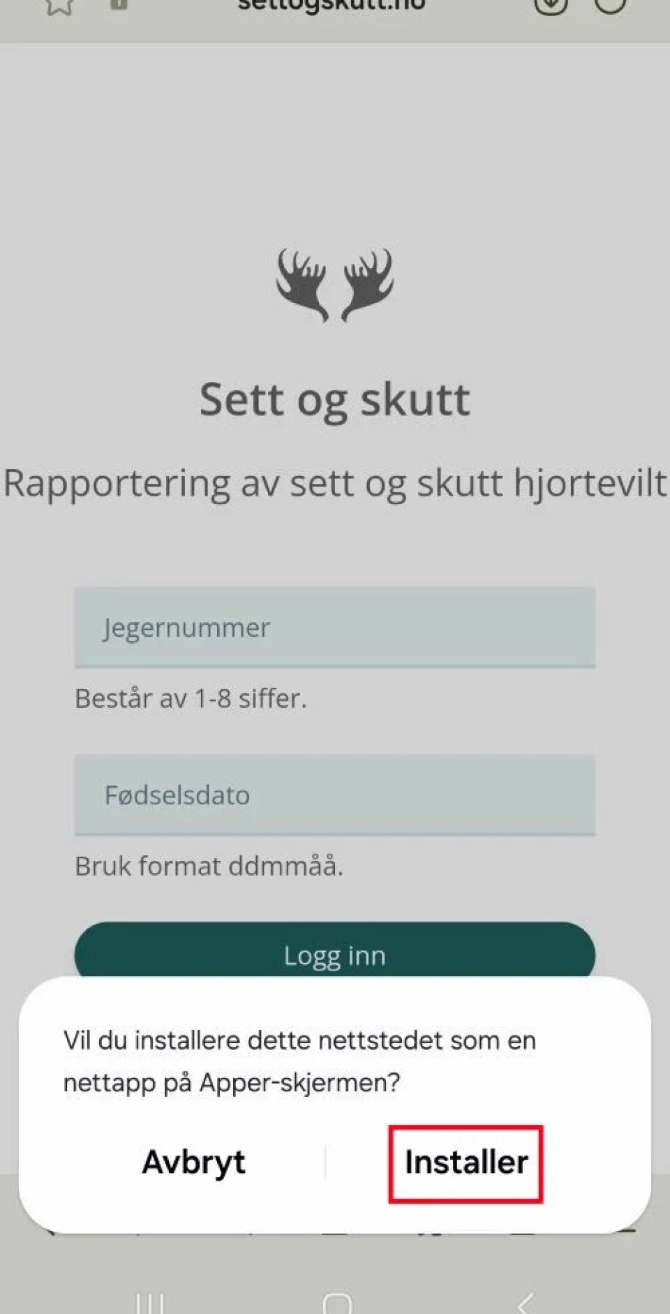 Husk å oppdatere appen din