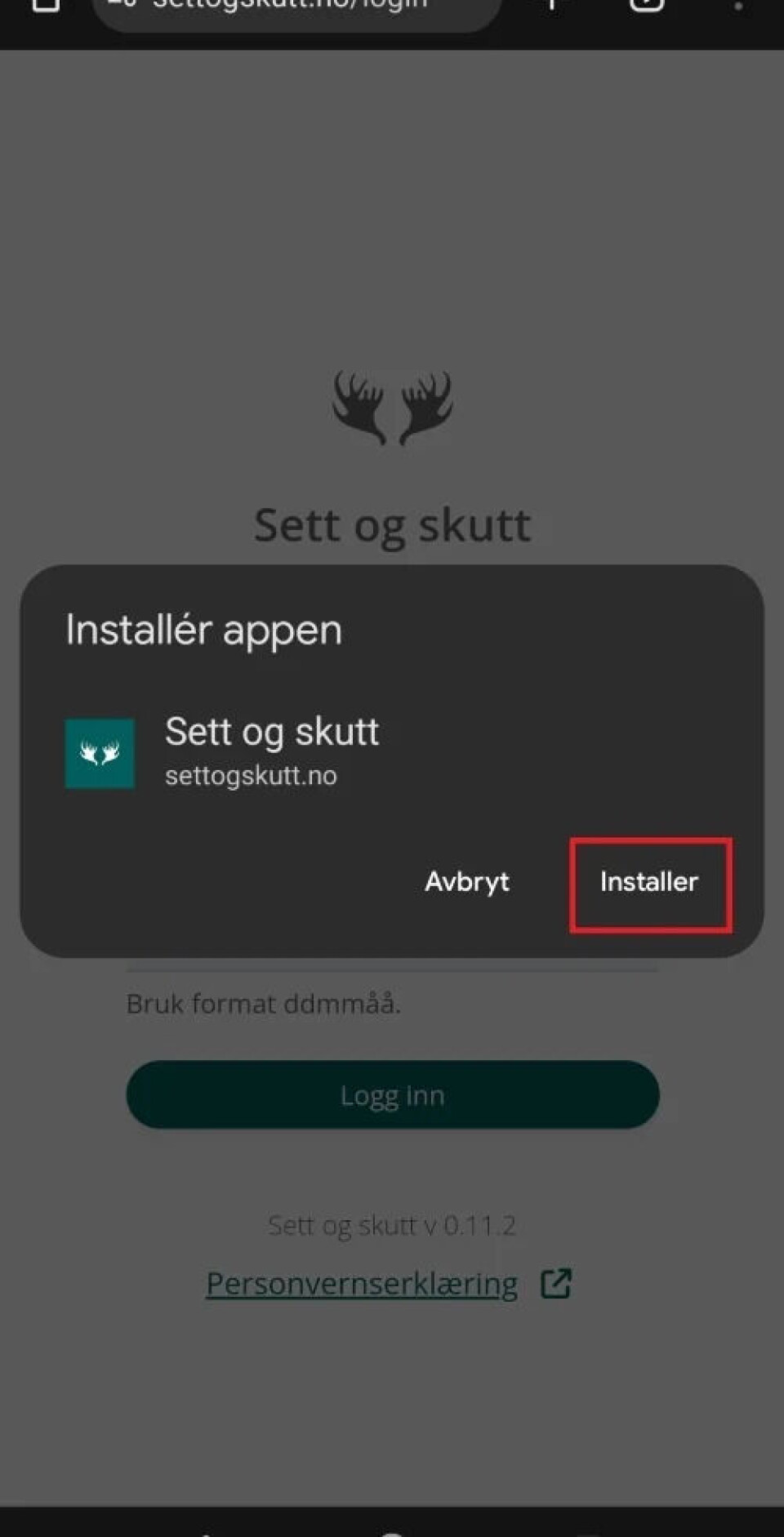Husk å oppdatere appen din