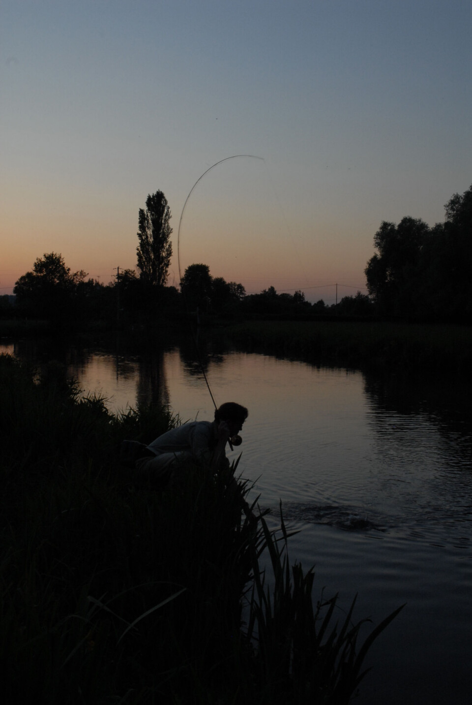 En pen ørret landes etter å ha latt seg friste av en døgnflueimitasjon. Frankrike leverer! En pen ørret landes etter å ha latt seg friste av en døgnflueimitasjon. Frankrike leverer!