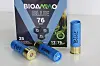 Her ser vi bilde av haglepatronene BioAmmo Blue 76 mm.