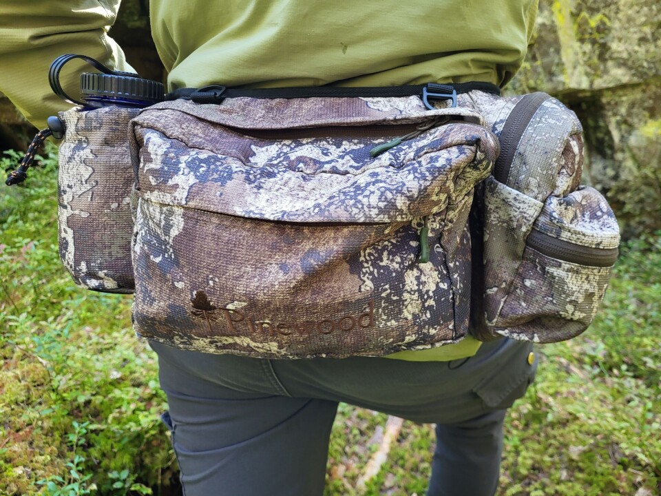 Lommerik rumpetaske Test av rumpetaska Ranger Kamo fra Pinewood.