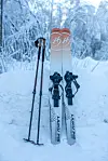 Haghus Wide Trugeski er en allsidig løsning for dyp snø og variert terreng. Vår test er i hovedsak gjort på 160 cm. Bildet viser den litt kortere modellen på 145 cm.