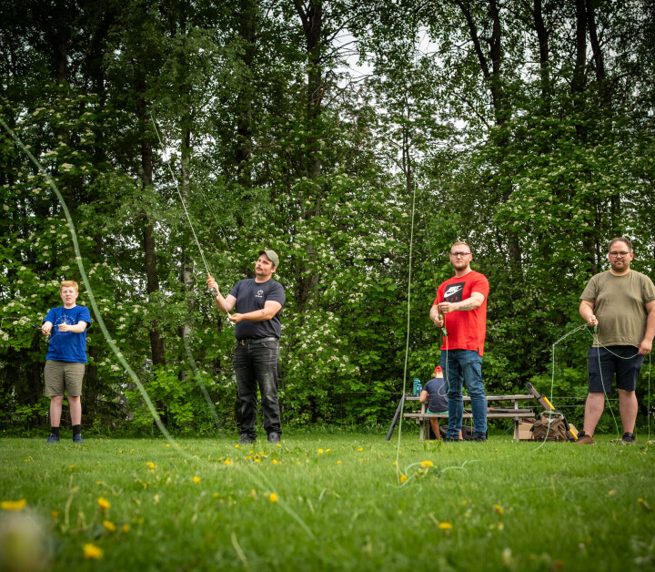 Bli kompis med fluestanga