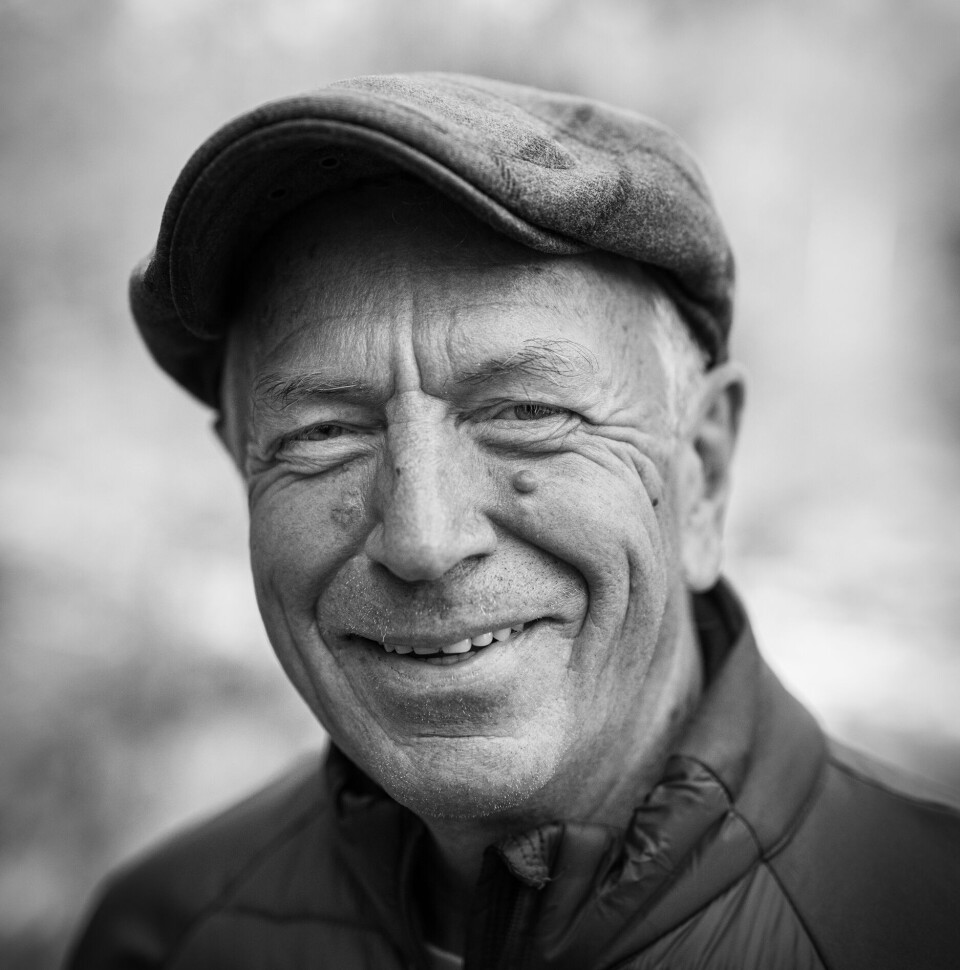 Portrett av tidligere sjefsredaktør i Jakt-& Fiske, Ole Kirkemo. Portrett av tidligere sjefsredaktør i Jakt-& Fiske, Ole Kirkemo.