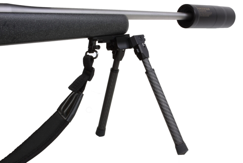 Tofoten fra NorneHunt har hurtigfeste og smart lengdejustering innebygget i beina. Tofoten fra NorneHunt har hurtigfeste og smart lengdejustering innebygget i beina.