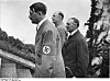 Den tyske føreren tar imot Chamberlain i München i 1938
