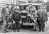 Illustrasjonsbilde av småviltjegere i 1930-årene.